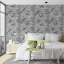 Панель стеновая в рулоне 3D Sticker Wall 700х3080х2 мм Черно-белый (D) SW-00002536 Киев