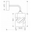 Бра Candellux Felis 16x27 см Черный (21-00125) Измаил