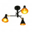 Люстра Candellux Less 48x26 см Черно-золотистый (33-70975) Вишневое