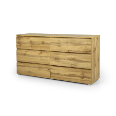 Комод SleekLine-3 6ШУХ (Дуб Аппалачі, 160x43x80 см) IMI Хмельник
