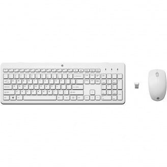 Комплект (клавиатура + мышь) HP 230 Combo Set Wireless UA White (3L1F0AA)