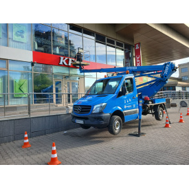 Аренда услуги автовышки 20м.