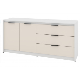 Комод Gornex (160 × 45,3 × 73,7 см, білий і кашемір)