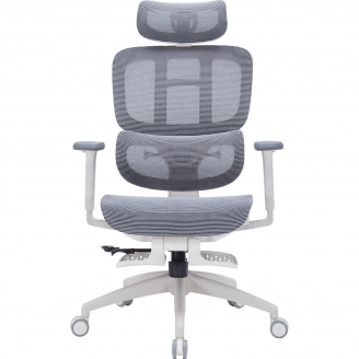 Офісне крісло OfficePro Skyline Footrest OC750-W-DG-DG White/Dark Gray