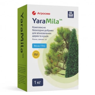 Удобрение для вечнозеленых деревьев и кустов YaraMila Весна-Лето 1 кг (3727)