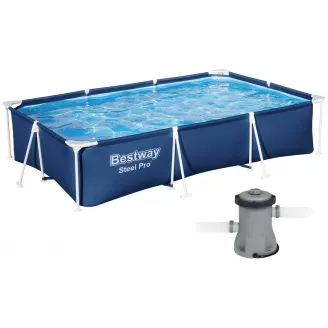 Каркасний басейн Bestway 56411 (300х201х66 см) з картриджним фільтром