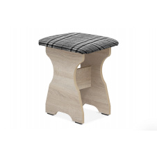 Табурет CuisineCorner (шотландія грей + сонома, 35х33х45 см)