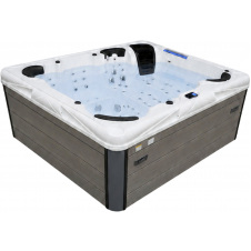 СПА-басейн Aquajoy Saint-Tropez (280х230х95 см), Сріблясто-білий мармур