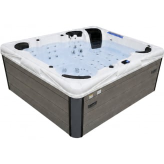 СПА-басейн Aquajoy Saint-Tropez (280х230х95 см), Сріблясто-білий мармур