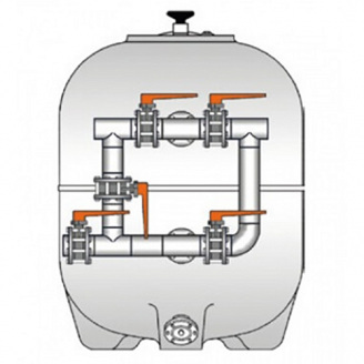 П’ятикранова обв'язка Hayward HCB1254UN, 125 мм