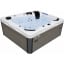 СПА-басейн Aquajoy Saint-Tropez (280х230х95 см), Сріблясто-білий мармур Чугуїв