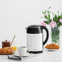 Термос електрочайник 1.7л MAGIO МG-985 White/Black Нікополь