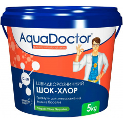 Шок хлор AquaDoctor C-60 5 кг в гранулах Запоріжжя