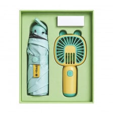 Подарунковий набір Lesko WLKD0319-2 3 предмети Green Yellow (14526-96683)