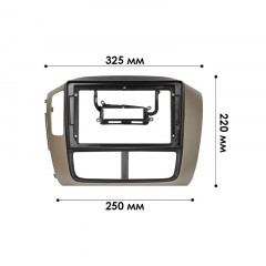 Перехідна рамка Lesko 9" Honda Pilot 2005-2008 (5309) (11590-68388) Красноград