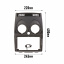 Переходная рамка Lesko 9" Nissan Rogue 2007-2015 (2345) (14109-93609) Киев