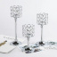 Комплект свічників Lesko 009 3 шт Silver (14543-96682) Хмільник
