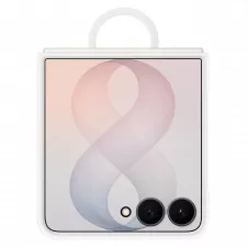 Чехол для Samsung Flip 8 (F776B) Silicone Ring Magnet White (EF-EF776CWEGUA) Samsung