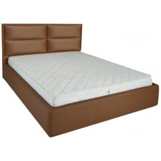 Ліжко-подіум двоспальне Richman SheffieldNew Design Comfort 140x190 см Коричневий (rich_bad_1849)
