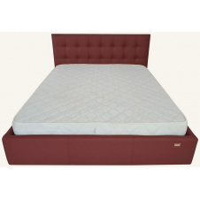 Кровать-подиум двуспальная Richman ChesterNew Design Comfort 140x200 см Бордовый (rich_bad_338)