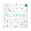 Дитяче простирадло Cosas Dots CS1 110х160 см Чорно-білий Васильків