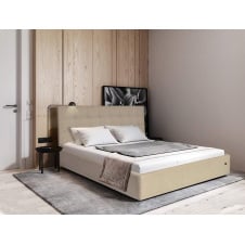 Кровать-подиум двуспальная Richman ChesterNew Design Standart 160x200 см Бежевый (rich_bad_038)