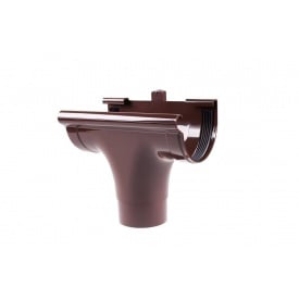 Воронка проходная Profil 130/100 мм коричневая