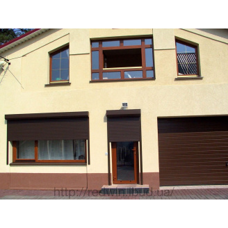 Ролети для вікон і дверей коричневого кольору — професійне виготовлення та монтаж | Київ