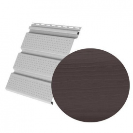 Софіт Royal Europa Royal Soffit brown перфорований 3660х340 мм