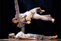 Сценічний танцювальний лінолеум Grabolett balett Broadway 17 чорно-сірий