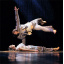Сценічний танцювальний лінолеум Grabolett balett Broadway 17 чорно-сірий Дніпро