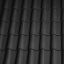 Черепица керамическая Tondach Венера Хорватия 290х485 мм черная Ивано-Франковск