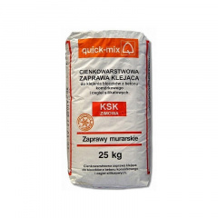 Клеевой раствор Quick-mix KSK для газобетонных блоков и силикатного кирпича 25 кг серый Киев