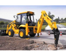 Демонтаж бетона гидромолотом CAT H70
