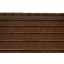 Черепица керамическая боковая правая Tondach Фигаро Делюкс Австрия 424х241 мм коричневая Херсон