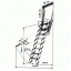Горищні сходи Oman Ножичні Verticale 70x120 см Київ
