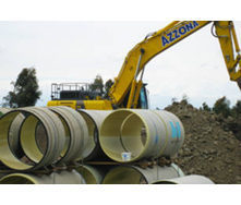 Труба стеклопластиковая HOBAS для водопроводных и канализационных сетей ф450 мм