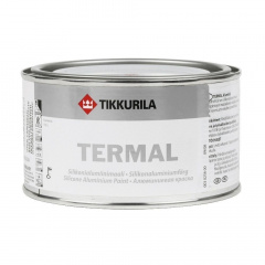 Термал силіконоалюмініева фарба Tikkurila Termal silikonialumiinimaali 0,3 л алюмінієва Київ