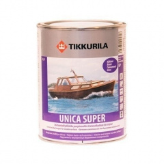 Зносостійкий уретан-алкідний лак Tikkurila Unica Super kiiltava 0,9 л глянцевий Київ