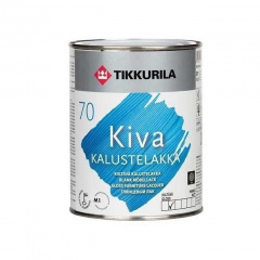 Акрилатный лак для мебели Tikkurila Kiva kalustelakka kiiltava 2,7 л глянцевый Кропивницкий