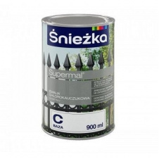 Хлоркаучукова емаль Sniezka база B і C 0,9 ​​л біла