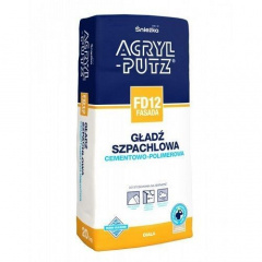 Шпаклівка цементно-полімерна Sniezka Acryl-putz fd 12 fasada 20 кг біла Рівне