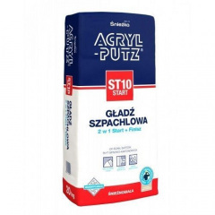 Шпаклевочная гладь Sniezka Acryl-putz st 10 start 20 кг белоснежная Винница