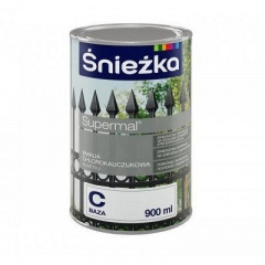 Хлоркаучукова емаль Sniezka база B і C 0,9 ​​л біла Рівне