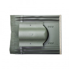 Покрівельний вентиль VILPE ​​UNIVERSAL-KTV з адаптером 532х400 мм зелений Краматорськ