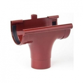 Лійка прохідна Profil 90/75 мм червона