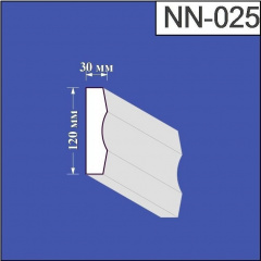 Наличник з пінополістиролу Валькірія 30х120 мм (NN 025) Житомир