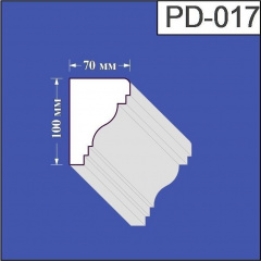 Підвіконня з пінополістиролу Валькірія 70х100 мм (PD 017) Черкаси