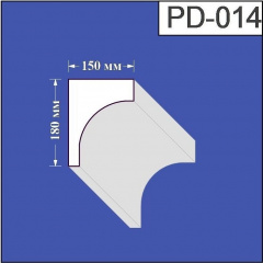 Підвіконня з пінополістиролу Валькірія 150х180 мм (PD 014) Житомир