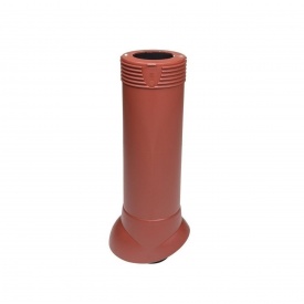 Вентиляционный выход канализации VILPE 110х500 мм красный